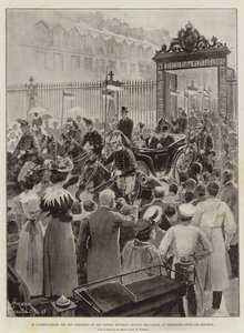 M Casimir-Perier, the New President of the French Republic, Leaving the Palace at Versailles After His Election